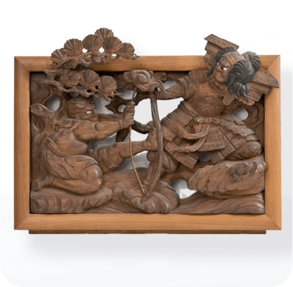 神輿　山車 装飾欄間