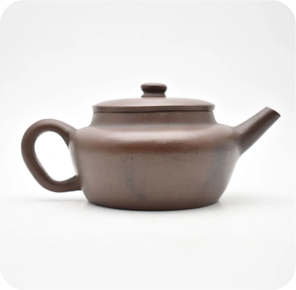 孟臣製 朱泥急須一雙宜興紫砂壷 単孔 福記