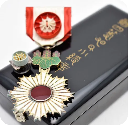 満州陸軍大佐所持勲三等旭日中綬章