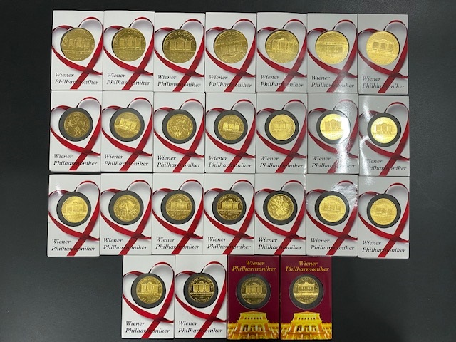 オーストラリア　ウィーン金貨25枚を買取りさせていただきました。